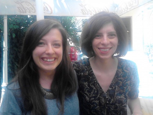 Kristina nga Italia dhe Agata nga Polonia duke folur për "Shëndet+"