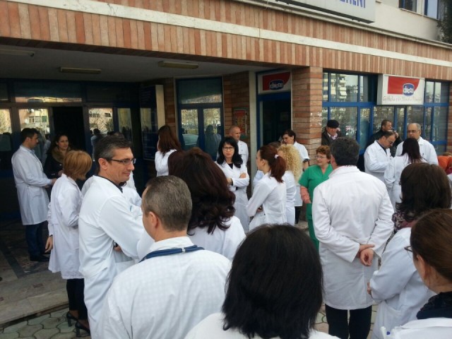 Greva e mjekëve tek materniteti "Koço Gliozheni"